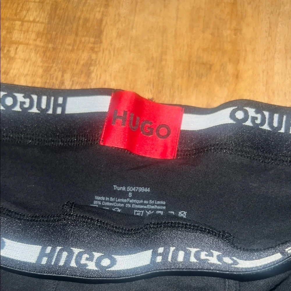 HUGO Black Boxer Briefs Premium Comfort